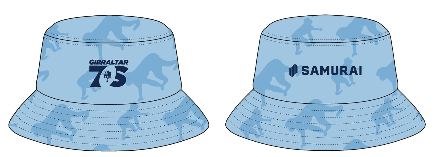 Gibraltar 7s Bucket Hats Sky Blue & Navy