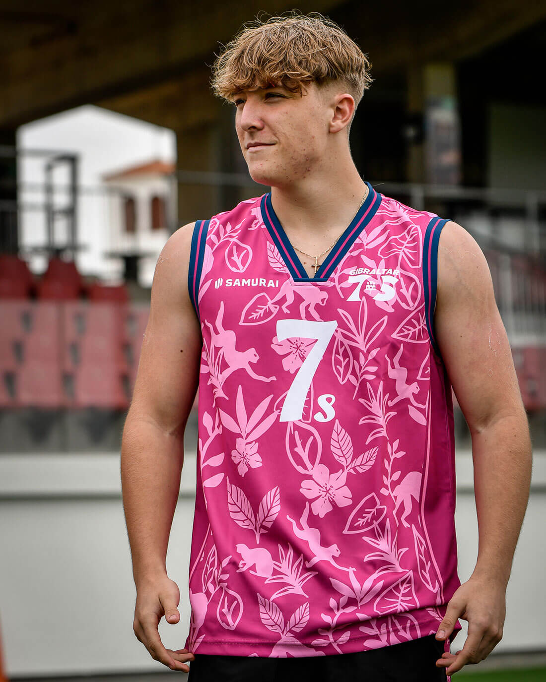 Gibraltar 7s Pink Basketball Vest