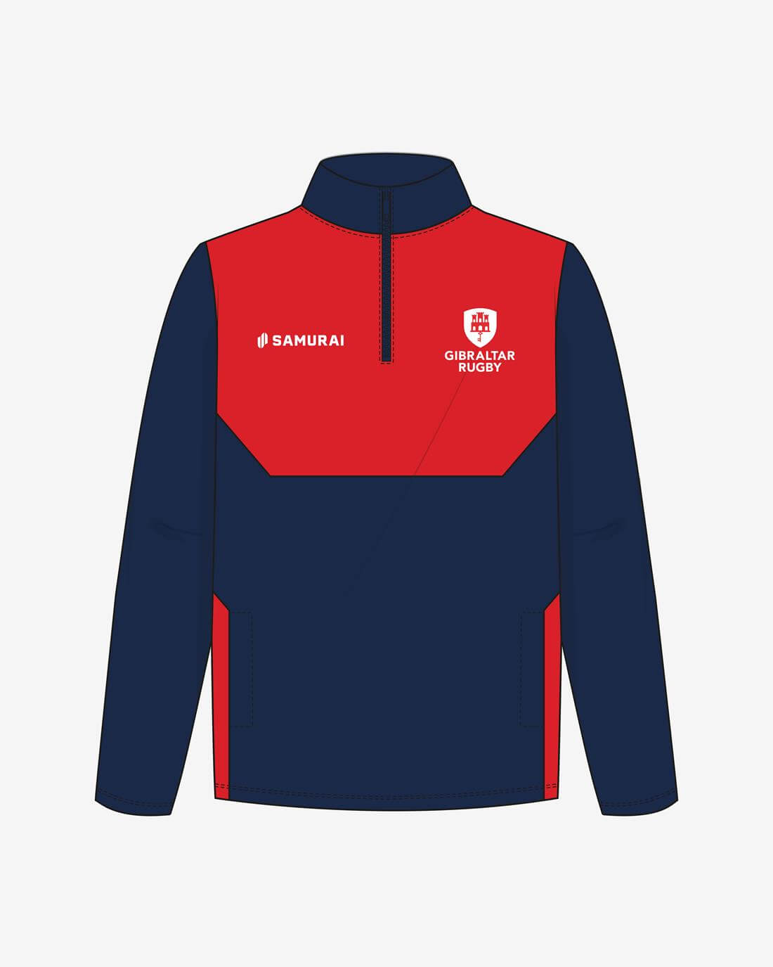 Gibraltar Rugby 1/4 Zip Pullover
