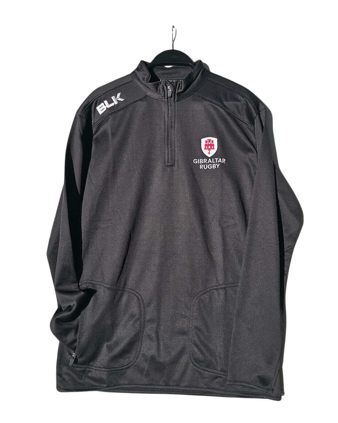 Clearance BLK 1/4 Zip Sports Top