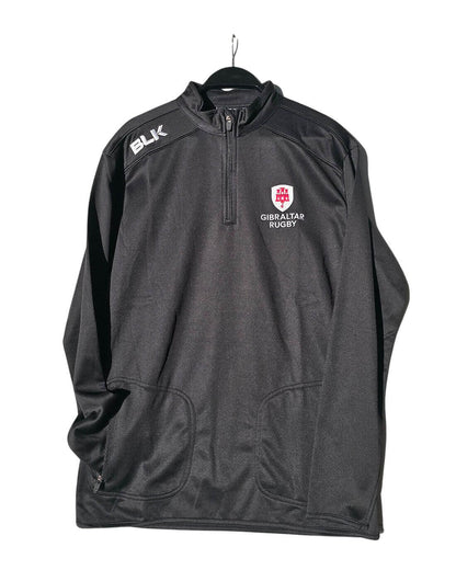 Clearance BLK 1/4 Zip Sports Top