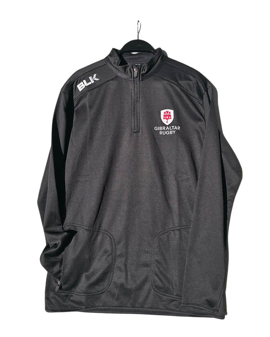 Clearance BLK 1/4 Zip Sports Top