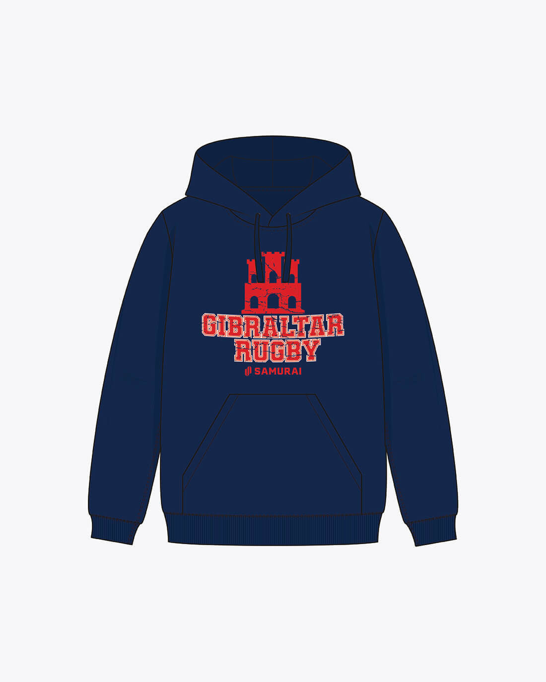 Gibraltar Rugby Fleece Hoodie