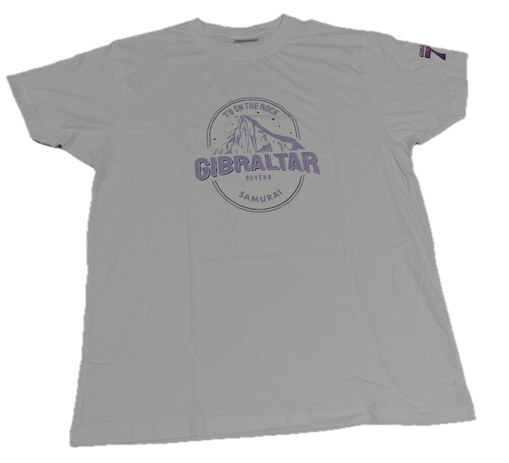 Gibraltar 7s Graphic Tee White